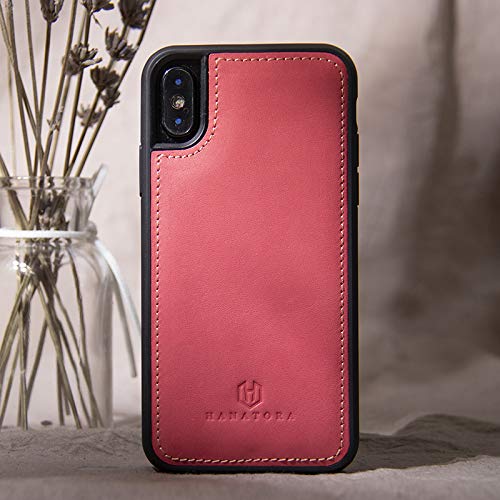 Amazon.co.jp: HANATORA iPhoneXS iPhoneX ケース 本革 耐衝撃
