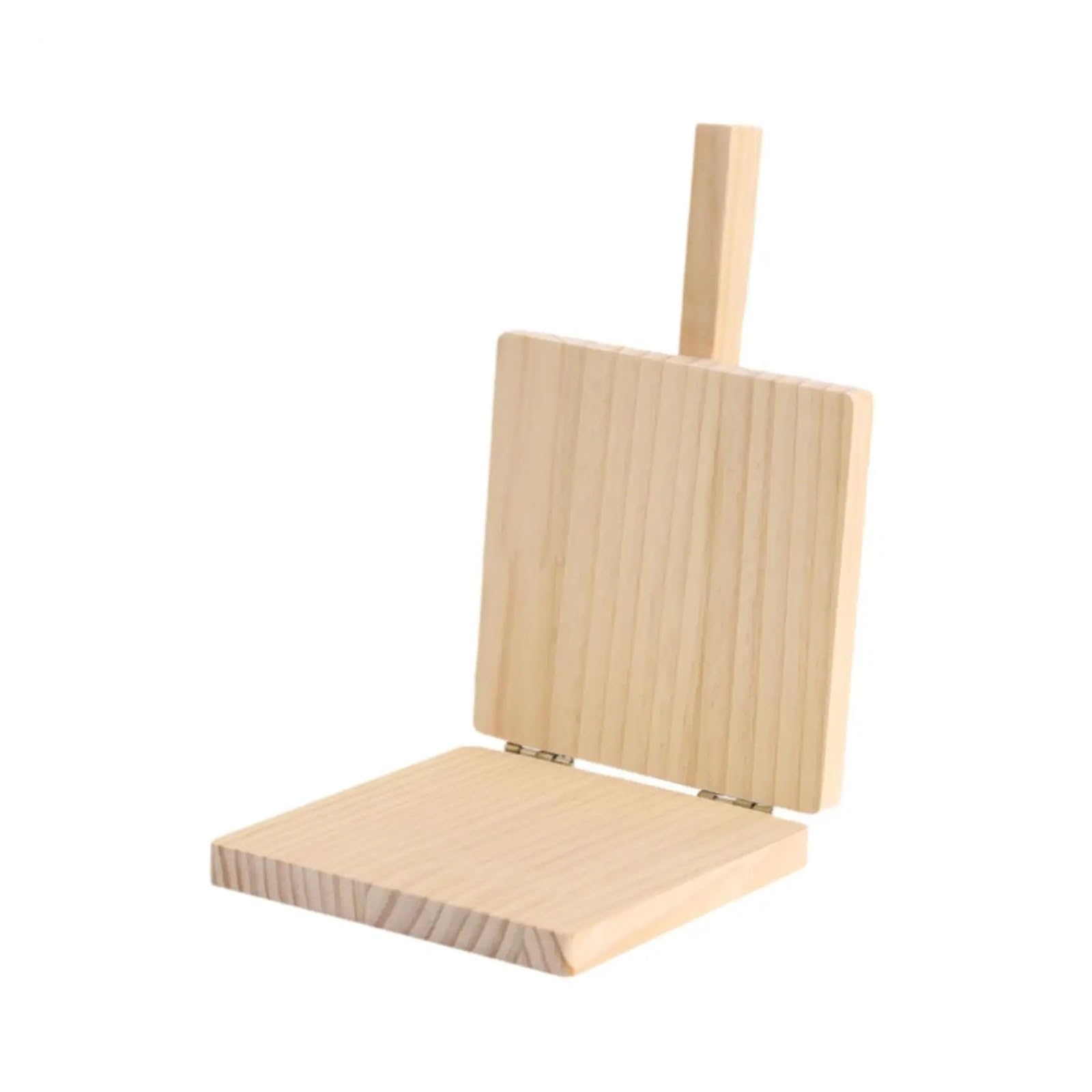 LCANALLYMS Dumpling maker, Wooden Dumpling Press Tool Manual Wrapper Presser, Tortilla, Wood Maker(Beige)