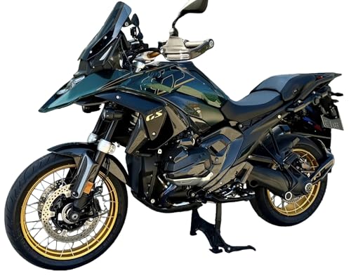 Pédales d'échappement carbone R1300GS protégeant le carénage des projections