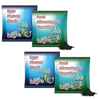 Aqua Dragon Starter Kit, Schlüpfen und Züchten von Unterwasserhaustieren zu Hause, pädagogisches STEM-Spielzeug mit Eiern und Tierfutter, 2 Packung