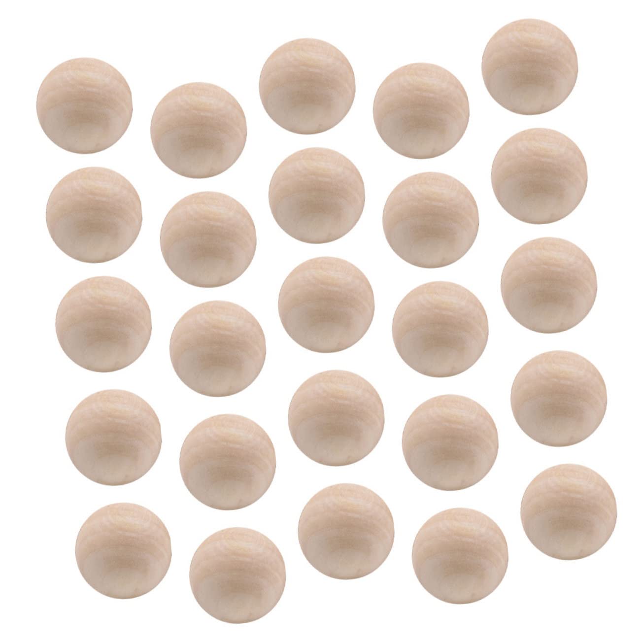 Angoily 2 Set Perline Legno Naturale Pz Beads Tondi Senza Per Diy E Pittura Accessori Creativi Per Gioielli E Decorazioni Fai Da Te Legno Loto 200 Pezzi*2