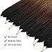 Crochet Box Braids Hair Pre-Looped Goddess Braids 7 Packs 3x Braiding Hair (18 Inch, 1B/30/27)