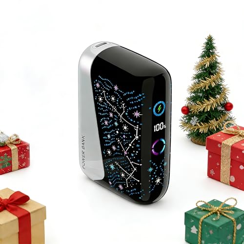 2025 'Galaxy' Portable Charger with Built in Cables, 12000mAh Portable Charger, Travel Essentials Power Supply 3A High Speed Power Bank for iPhone Samsung Pixel Moto - Gifts for Your Family & Friends