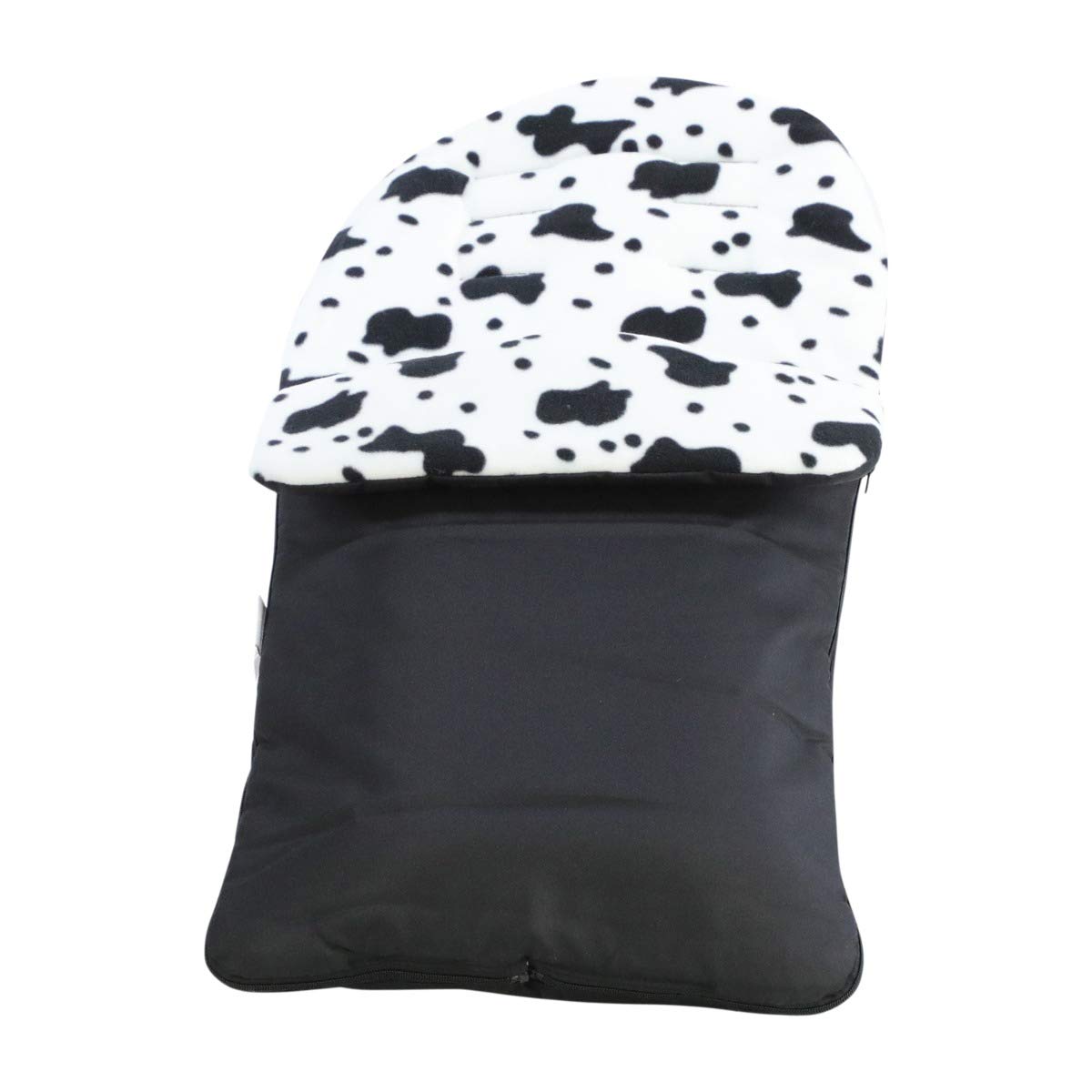 Animal Print Padded Pushchair Footmuff/Cosy Toes Compatible with Kids Kargo Duel - Cow