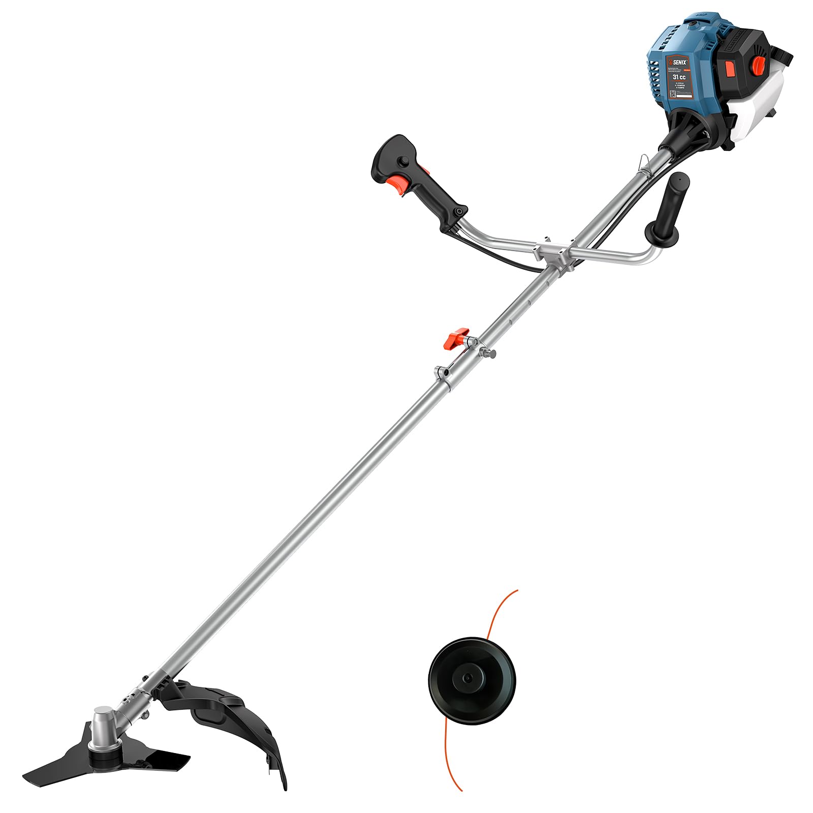ヘンセ Amazon.com : SENIX GTBCU4QL-M 4QL 31 cc Gas Brush Cutter, 4