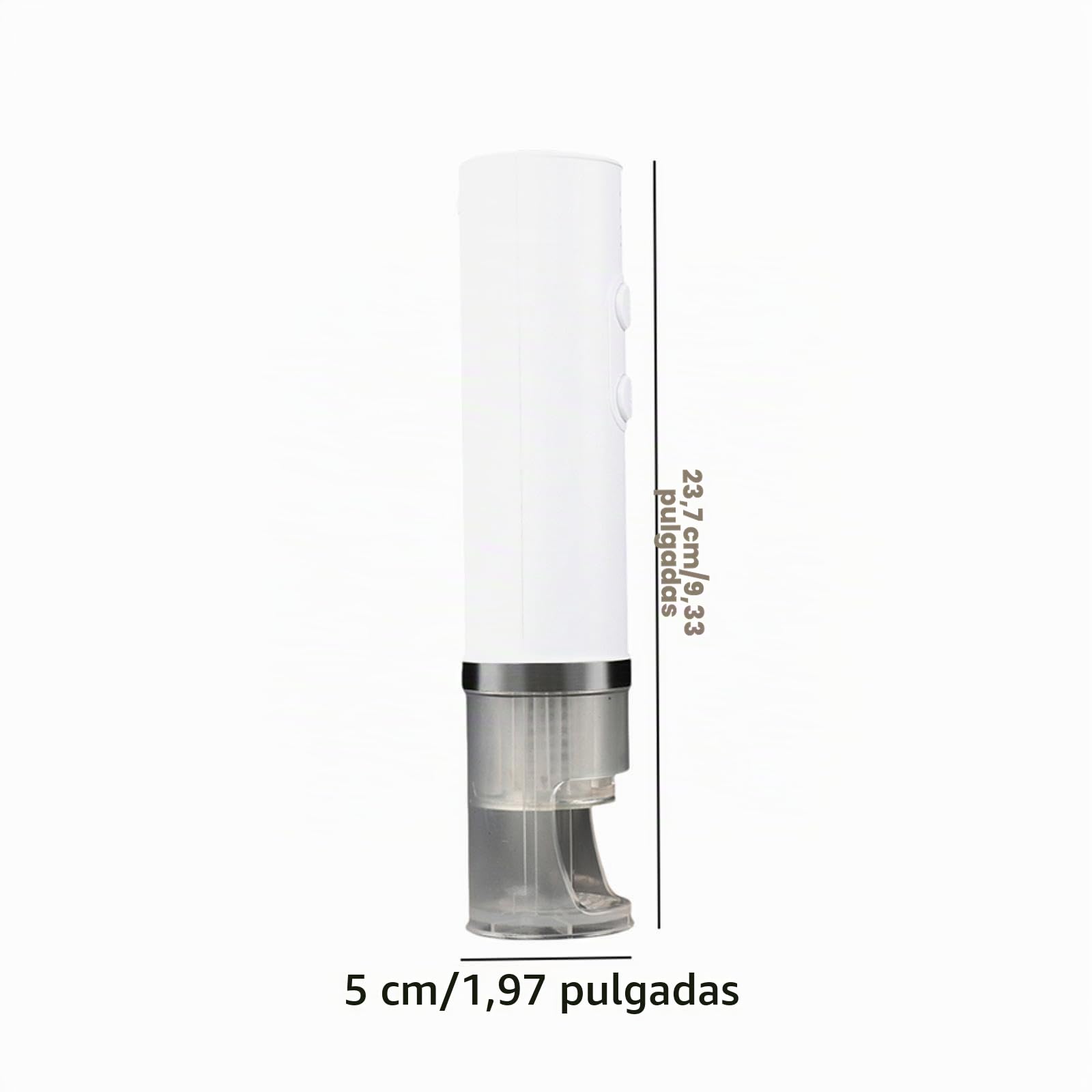 Cascanueces Eléctrico Multifuncional con USB para Avellanas, Pelador Eléctrico de Frutos Secos, Abridor de Piñones y Nueces Pecanas, Blanco, Individual