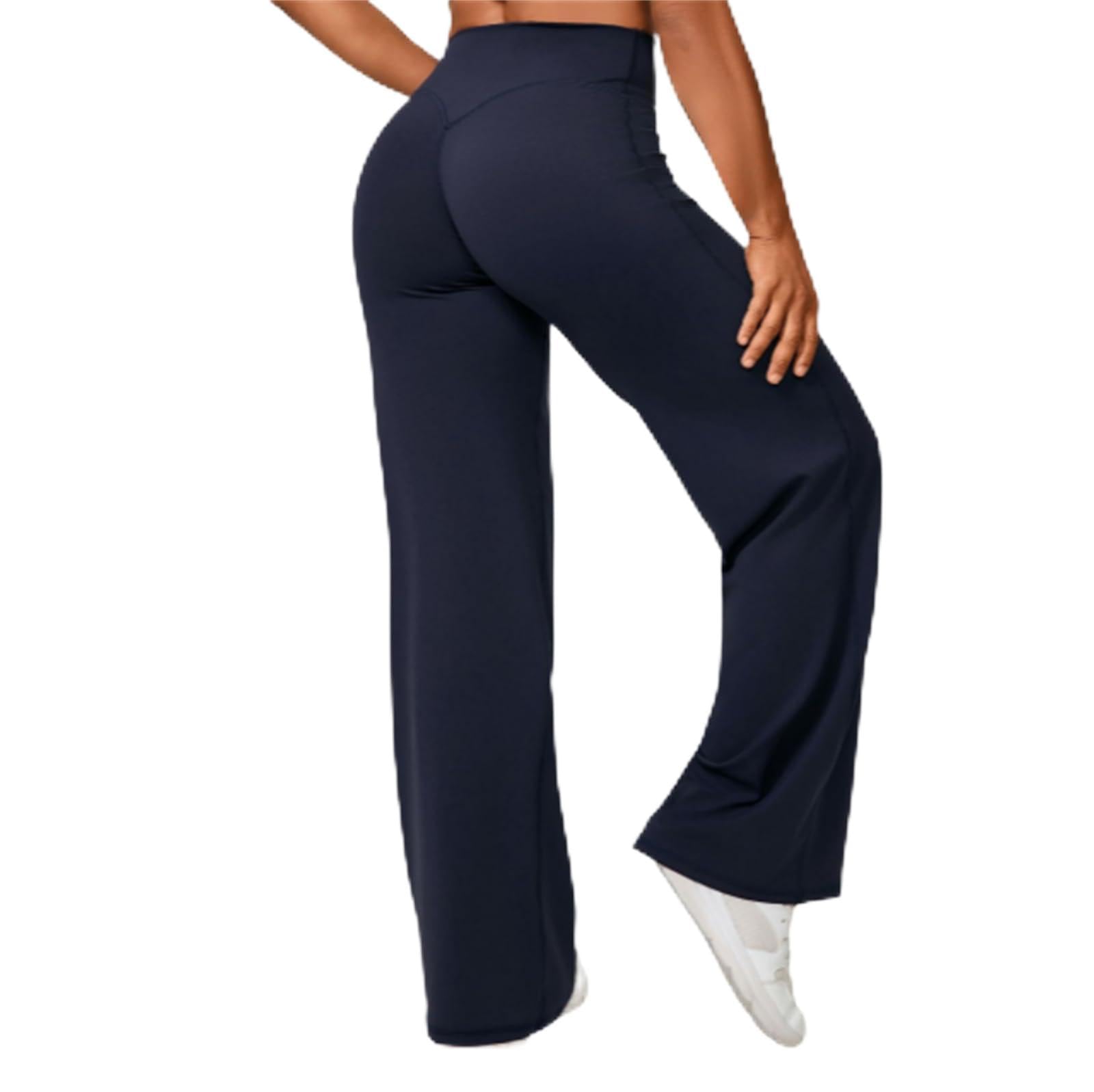 Damska sukienka Pantscasual Premium Stretch spodnie do jogi z wysokim stanem spodnie robocze spodnie workoutyoga miękkie proste nogawki