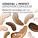 Milani Conceal + Perfect Longwear Concealer - Light Natural (0.17 Fl. Oz.) Vegan, Cruelty-Free Liquid Concealer - Cover Dark Circles, Blemishes & Skin Imperfections for Long-Lasting Wear