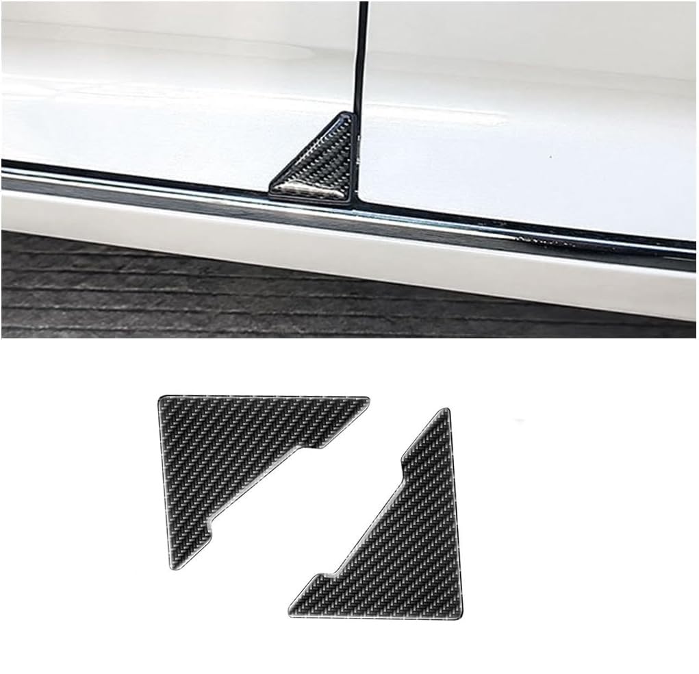 R-timer 2x Car Door Edge Guards Carbon Fiber for Citroen C3-XR