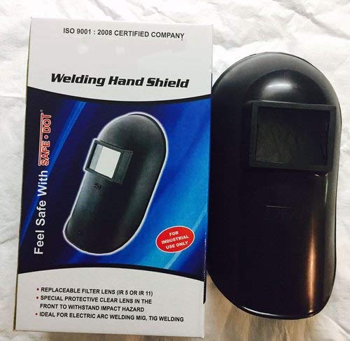 GB KORE ARC High Quality Safety Welding Hand Shield, Industrial Welding Hand Shield, Cutting Tool Welding Shields with free black lens (IR-11) (B08M9M6P44) Amazon Price History, Amazon Price Tracker