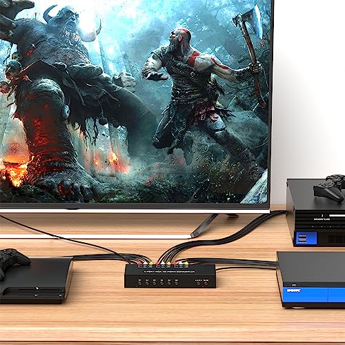 Convertidor RCA a HDMI para conectar seis consolas antiguas al televisor moderno sin cambiar cables 7