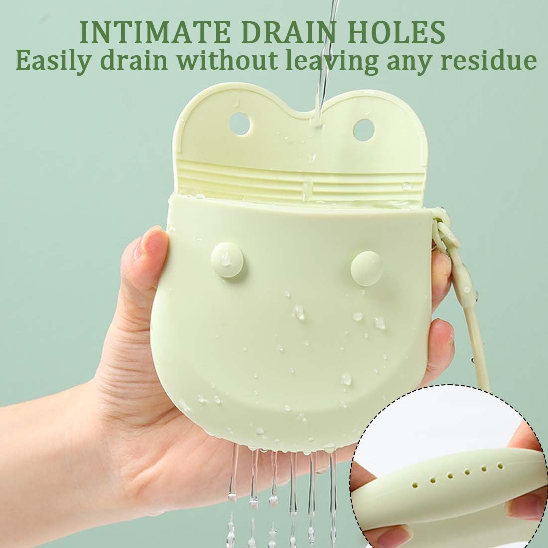Boite Appareil Dentaire Silicone, 1 pièce, Souple et Résistant aux Chutes, Portable, Cas de Retenue, Boite a Dentier, Nettoyage Facile
