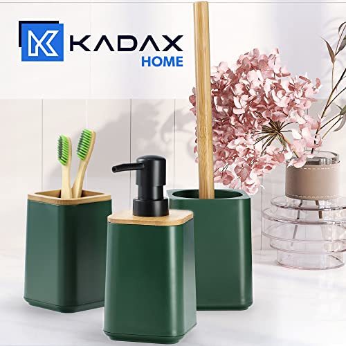 KADAX Set da bagno, dispenser di sapone, bicchiere...
