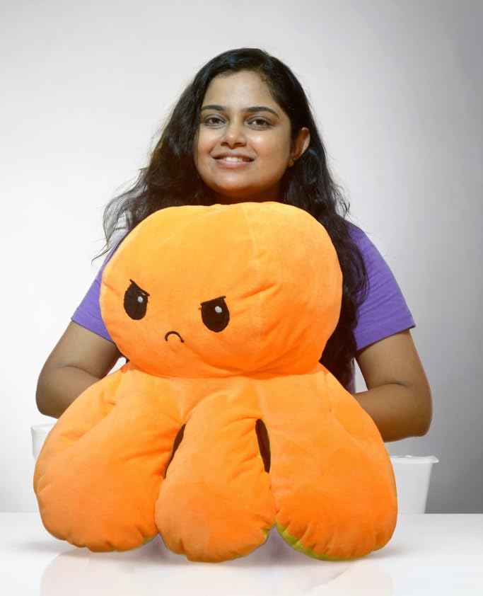 See full amazon price history chart for SHRI TOYS Reversible Octopus Plush Toy - Dual Mood Soft Stuffed Animal, Cute and Cuddly Flip Plushie for Kids and Adults - 65cm (Orange & Green) SHRI TOYS Reversible Octopus Plush Toy - Dual Mood Soft Stuffed Animal, Cute and Cuddly Flip Plushie for Kids and Adults - 65cm (Orange & Green) (B0DFLGGCCH) Amazon Price History, Amazon Price Tracker