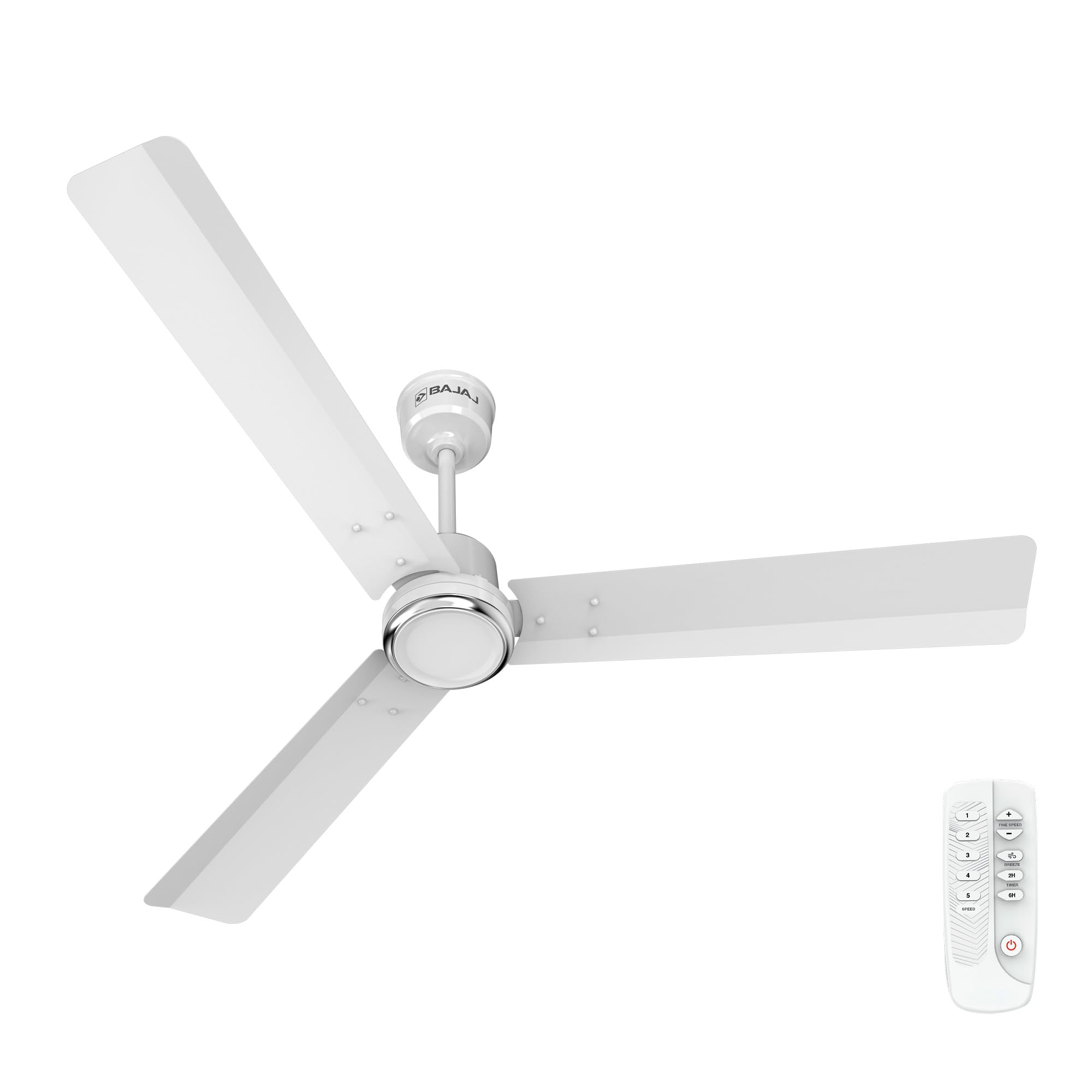 Bajaj Classico Sleek Plus 1200MM (48") BLDC Ceiling Fans For Home | BEE 5 Star Rated Energy Efficient Ceiling Fan | High Energy Density Motor | RF Remote | 2-Yr Warranty 【Base White】-picture-18