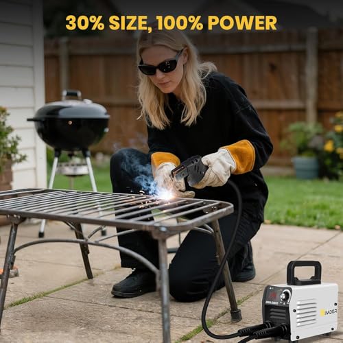 Image of SSIMDER Mini ARC Stick Welder 110V 3.55Lbs - IGBT Inverter Welding Machine Compatible with E6013 E7018 Rods for Beginners, Home DIY & Outdoor Repair
