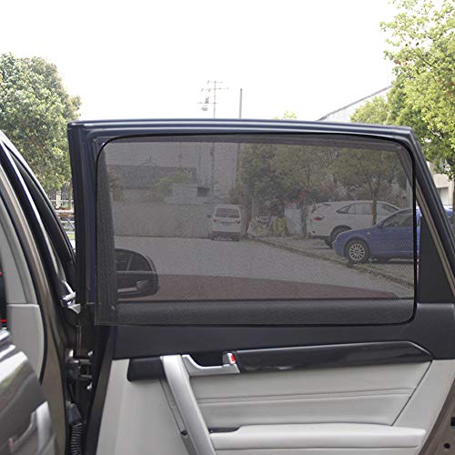 ZaCoo Car Side Window Sunshades Mesh Magnetic Car Curtains for Cars SUV Truck (Rear Window 1 Pc)