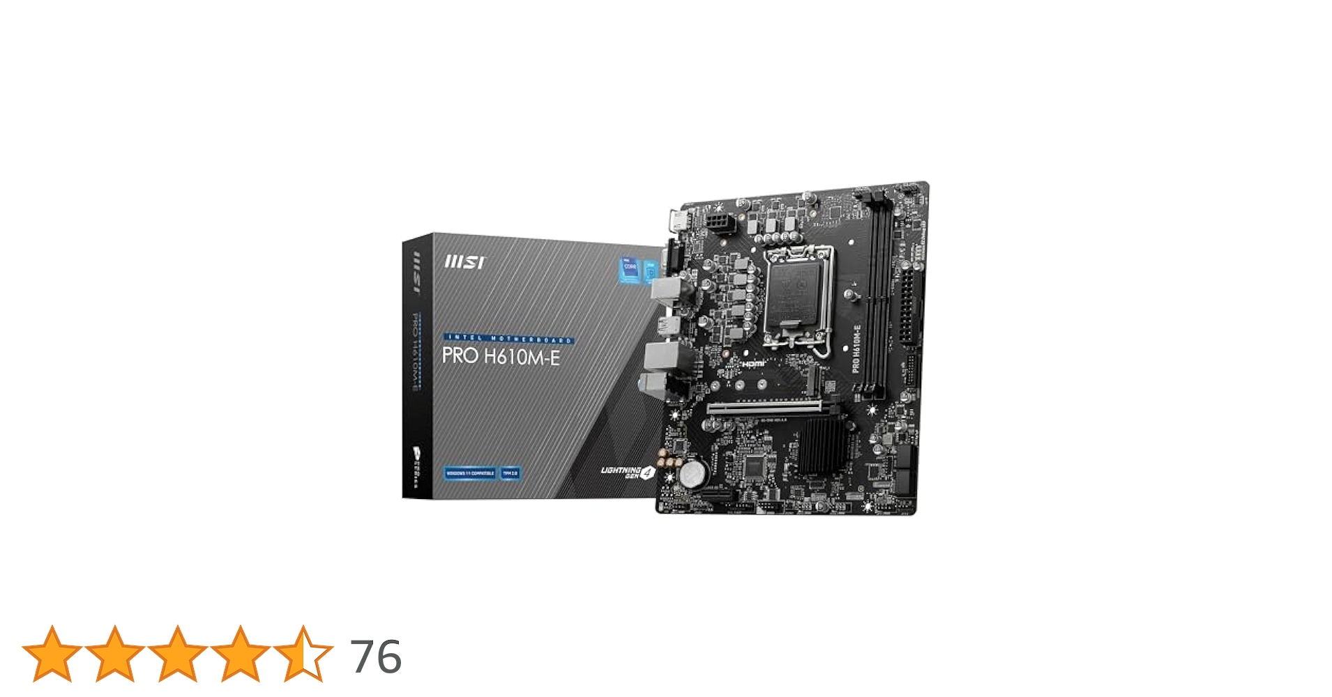 MSI PRO H610M-E DDR4 マザーボード 51kXtewYO8L.jpg