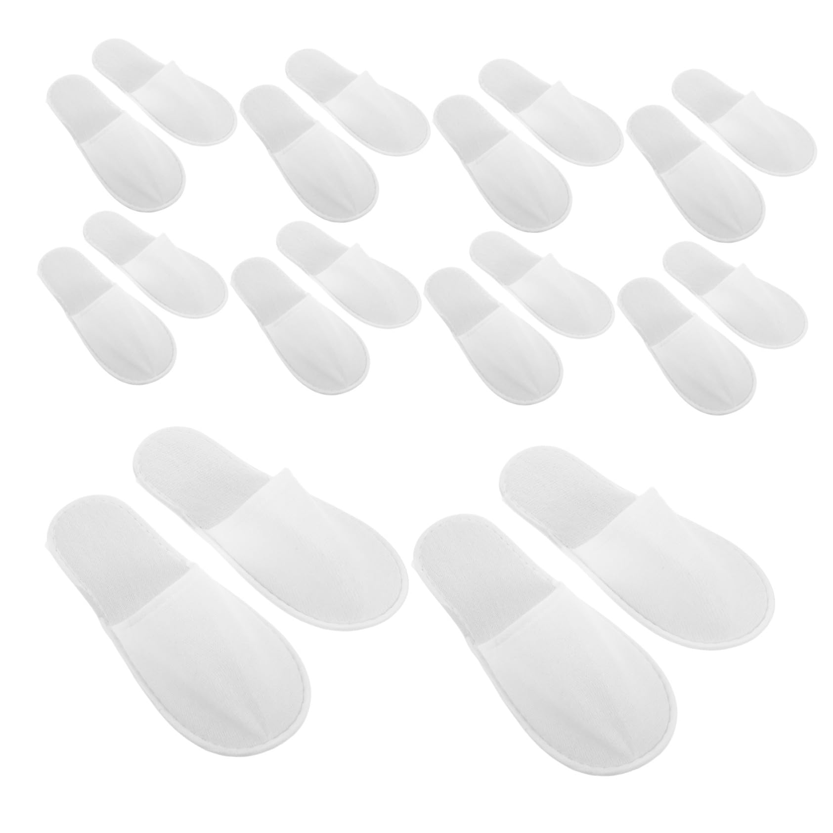 Healeved 28 Paare Einweg Hausschuhe mit Geschlossener Spitze Rutschfeste Gepolsterte EVA Sohle Unisex Gäste Slipper für Spa Reise Hotel Hochzeit Party und Wellnessbereich
