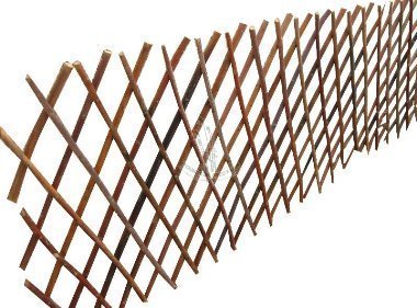 CrazyShop1 Garden Natural Wood Willow Trellis Scissor Expanding Trellis Garden Plant (180cm x 90cm)