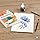 Clairefontaine 975720C Bloc Encollé Goldline Aquapad - 70 Feuilles Papier Aquarelle Blanc Grain Moyen Fin A5 14,8x21 cm 300g