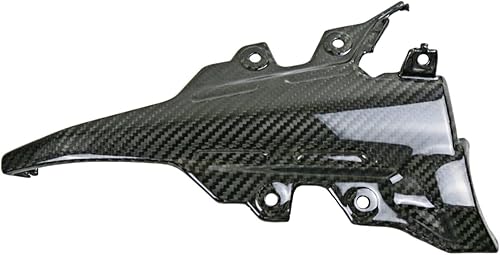 Miniatura 4 de STRNG Kit de piezas de cuerpo de motocicleta de fibra de carbono 3K 3 x 3 pulgadas, cubierta central de faros delanteros, compatible con Yamaha