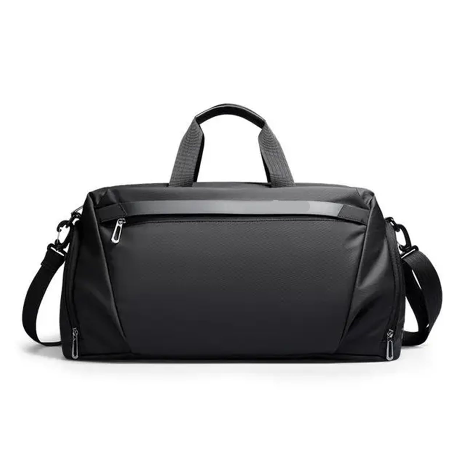 Bolsa Deporte Bolsa Deportiva de Alta Capacidad for Fitness, Bolso de Viaje con un Hombro Cruzado, Bolso de Equipaje(Black)