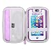 Aproca Hard Storage Travel Case Bag for VTech KidiBuzz / VTech KidiBuzz G2 Kids' Electronics Smart Device (Black - Inner Pink)