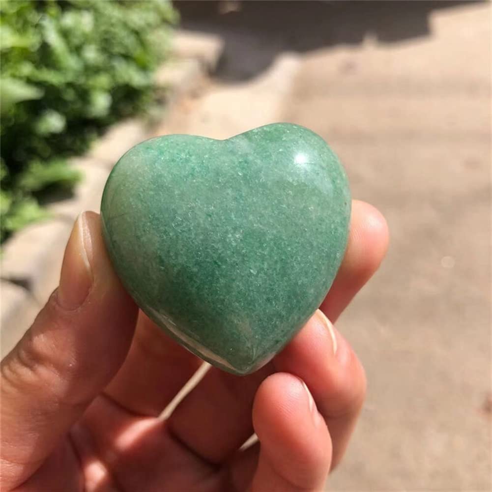 Amazon.co.jp: ナチュラル グリーン アベンチュリン クォーツ ハート形