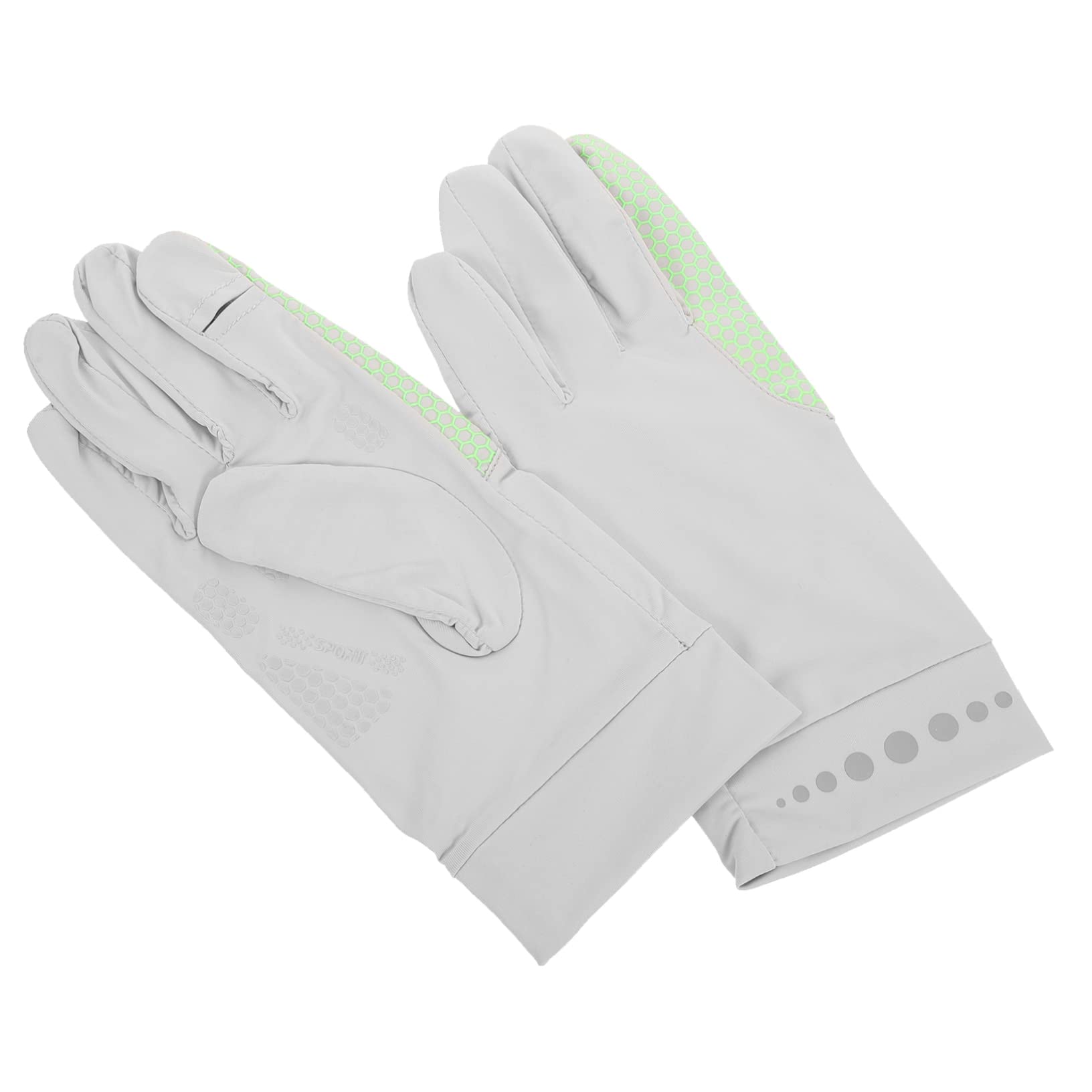 ibasenice Elastic Glove Bike Gloves Outdoor Riding Sun Protection Comfortable Anti-Slip Durable 1 Pair