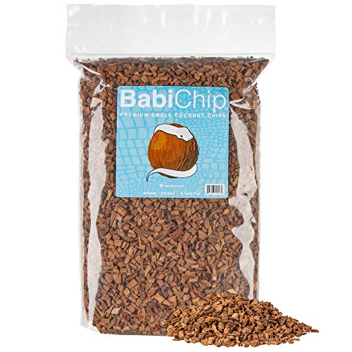ReptiChip: BabiChip Premium Coconut Reptile Substrate Small Sized Chips (8 Quart)