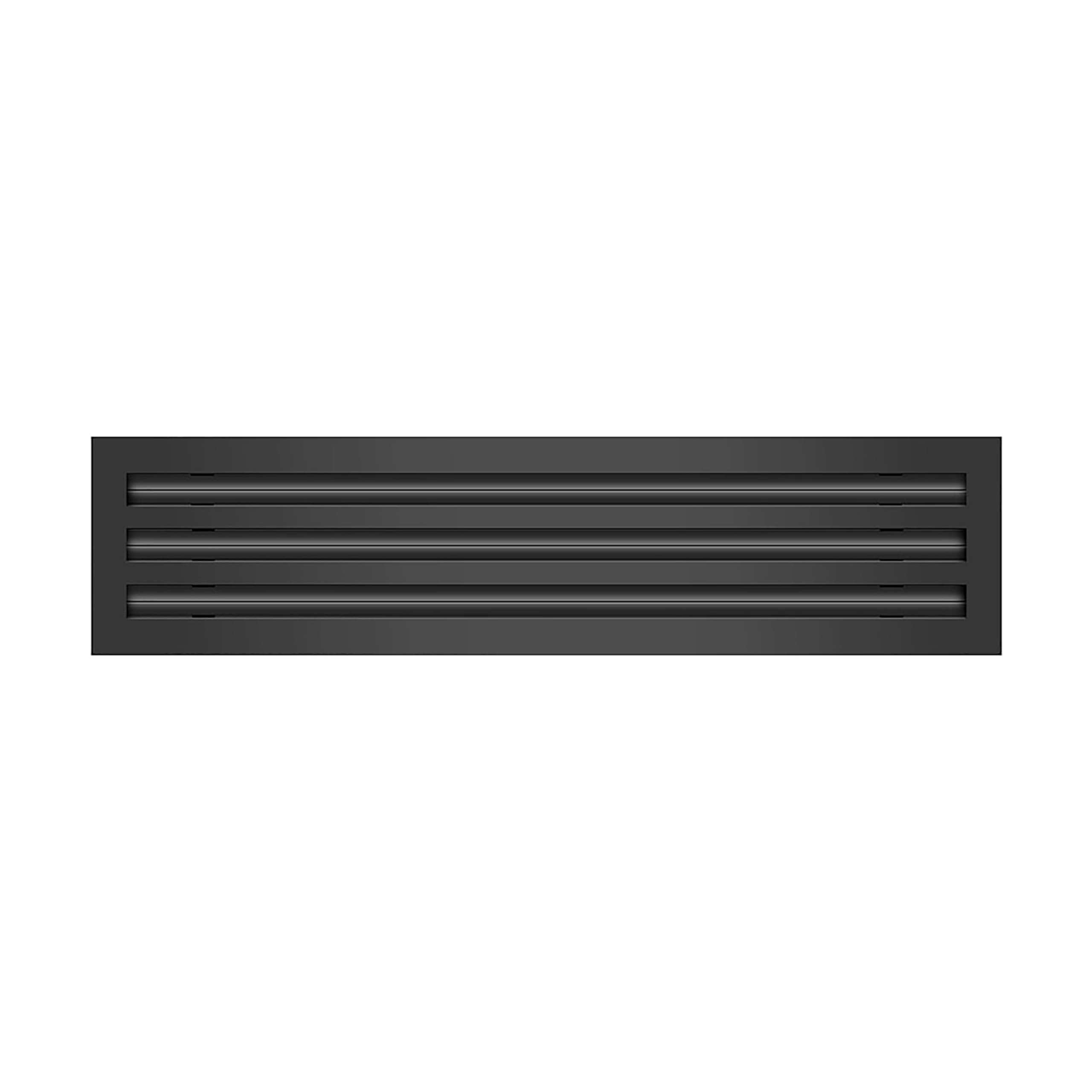BUILDMART - 24" Linear Slot Diffuser - (3 Slot) Triple Slot - Black Decorative Air Vent - Modern AC Vent Cover for Ceiling, Walls & Floors - Texas Buildmart