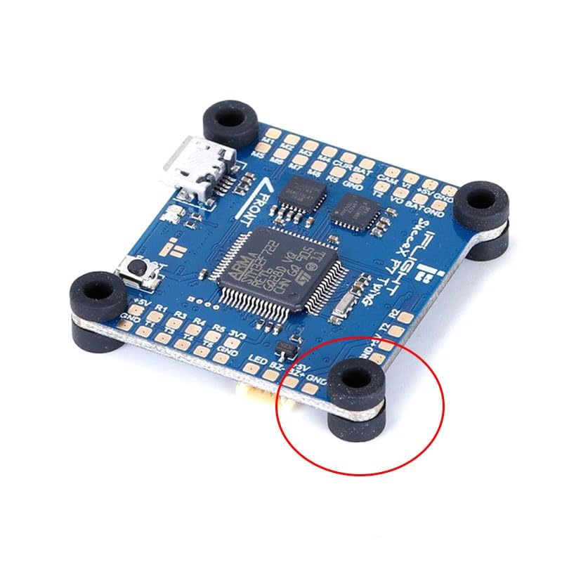 Flying Tower Screw Pack is Composed of O Ring/Shock Absorbing Ball/Aluminum Alloy Nut for F4 F7 FC ESC FPV Drone Acc (M3x30 Red)