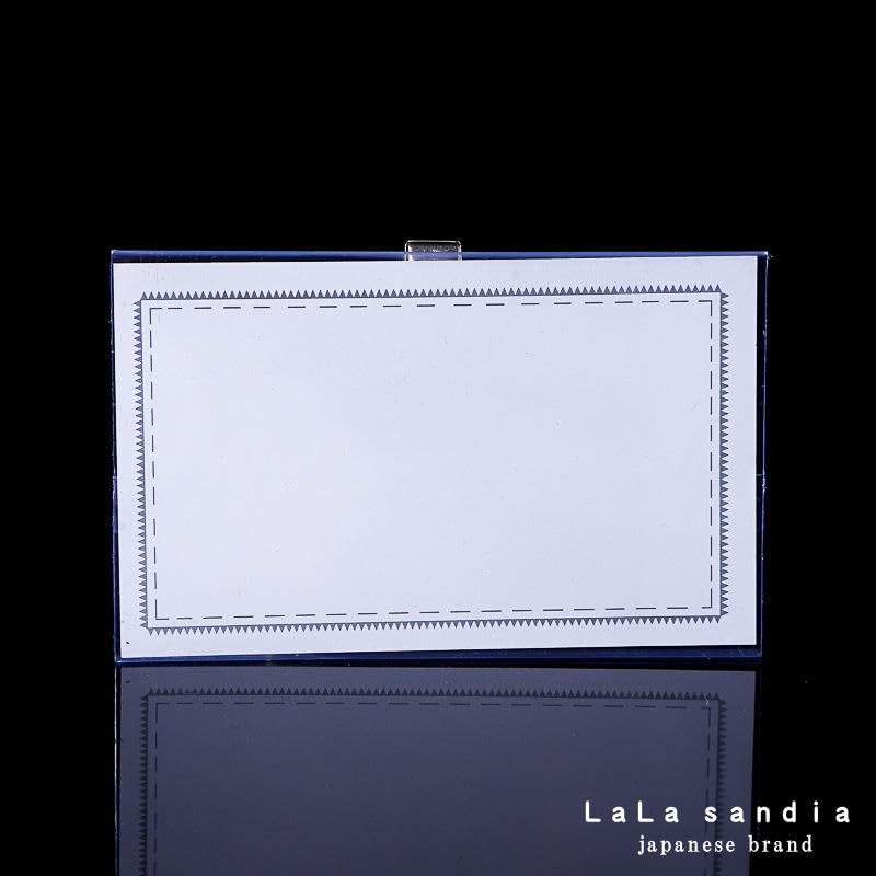 Amazon | [LaLa sandia] 名札ケース 名刺型 名札 【200枚