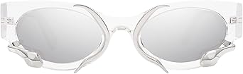 Trendy Sunglasses for Women Men Vintage Narrow Cateye Metal Snake Sunnie Y2k Accessories AP3621