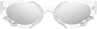 Trendy Sunglasses for Women Men Vintage Narrow Cateye Metal Snake Sunnie Y2k Accessories AP3621