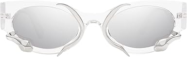 Trendy Sunglasses for Women Men Vintage Narrow Cateye Metal Snake Sunnie Y2k Accessories AP3621