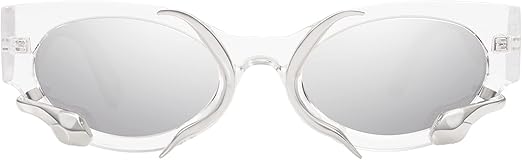 Trendy Sunglasses for Women Men Vintage Narrow Cateye Metal Snake Sunnie Y2k Accessories AP3621