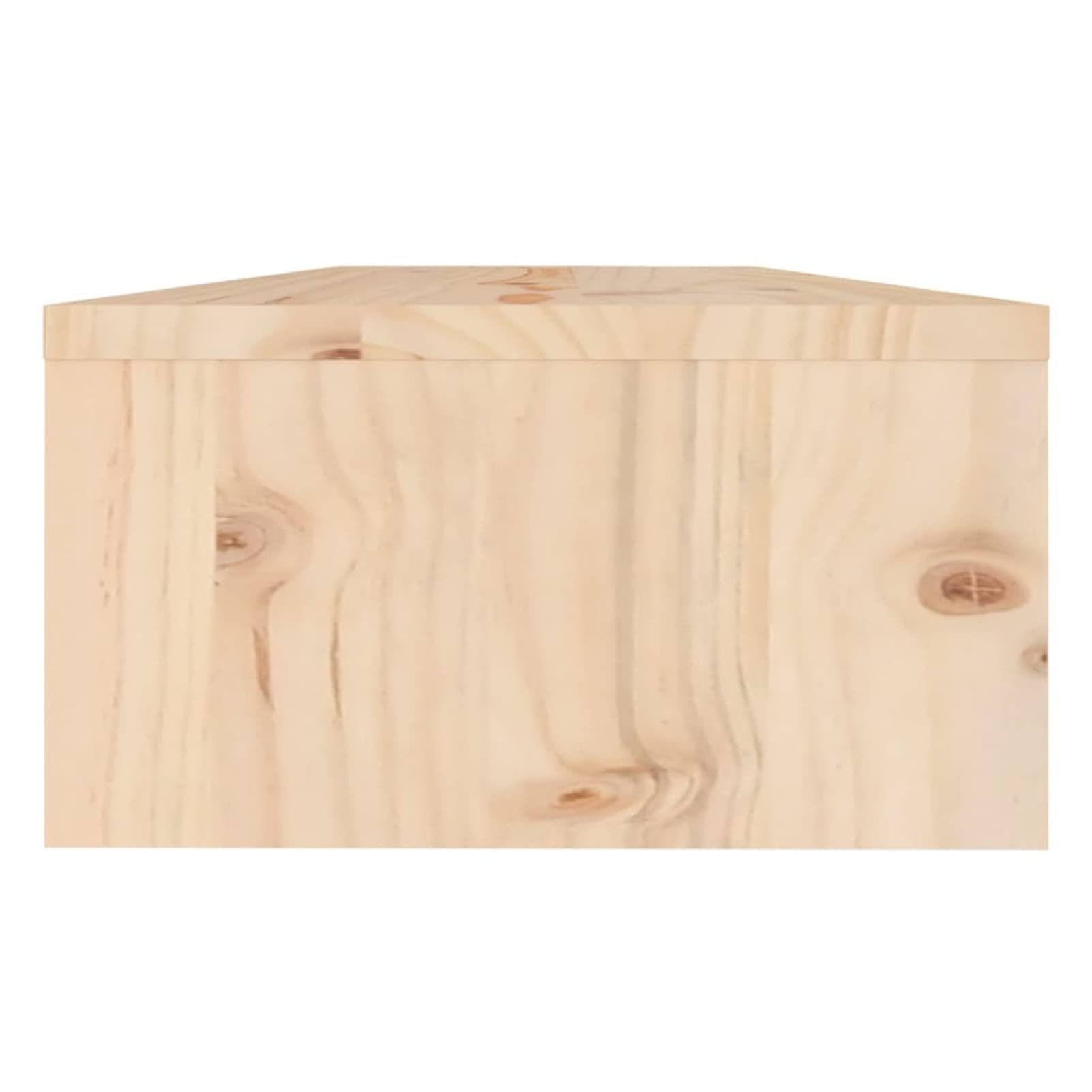 Supporto per monitor 50 x 24 x 13 cm in legno massello di pino, supporto da scrivania per monitor e computer portatili
