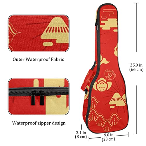 Housse de transport pour ukulélé du Nouvel An chinois – Pour concert soprano ténor – 58,4 cm – Épaisseur : 10 mm… - Les Beatles, Paul McCartney, John Lennon, RIngo Starr, George Harrison Housse de transport pour ukulélé du Nouvel An chinois - Pour concert soprano ténor - 58,4 cm - Épaisseur : 10 mm… – Image 5
