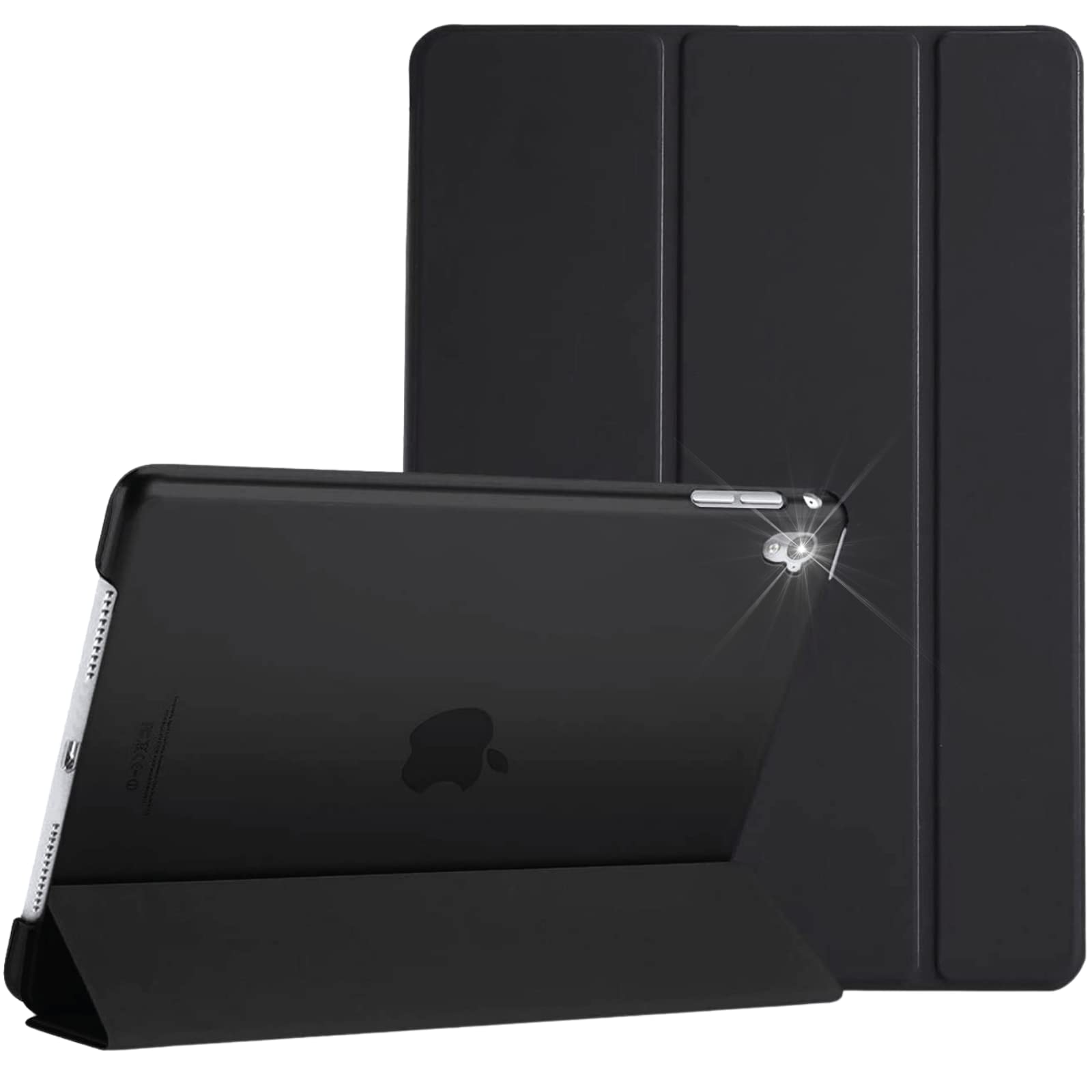 Case For Apple iPad Mini 4 / Mini 5 Generation Smart Magnetic Cover - Auto Wake/Sleep - Mini 4th / 5th Model No. A1538 / A1550 / A2124 / A2125 / A2126 / A2133 (Black)