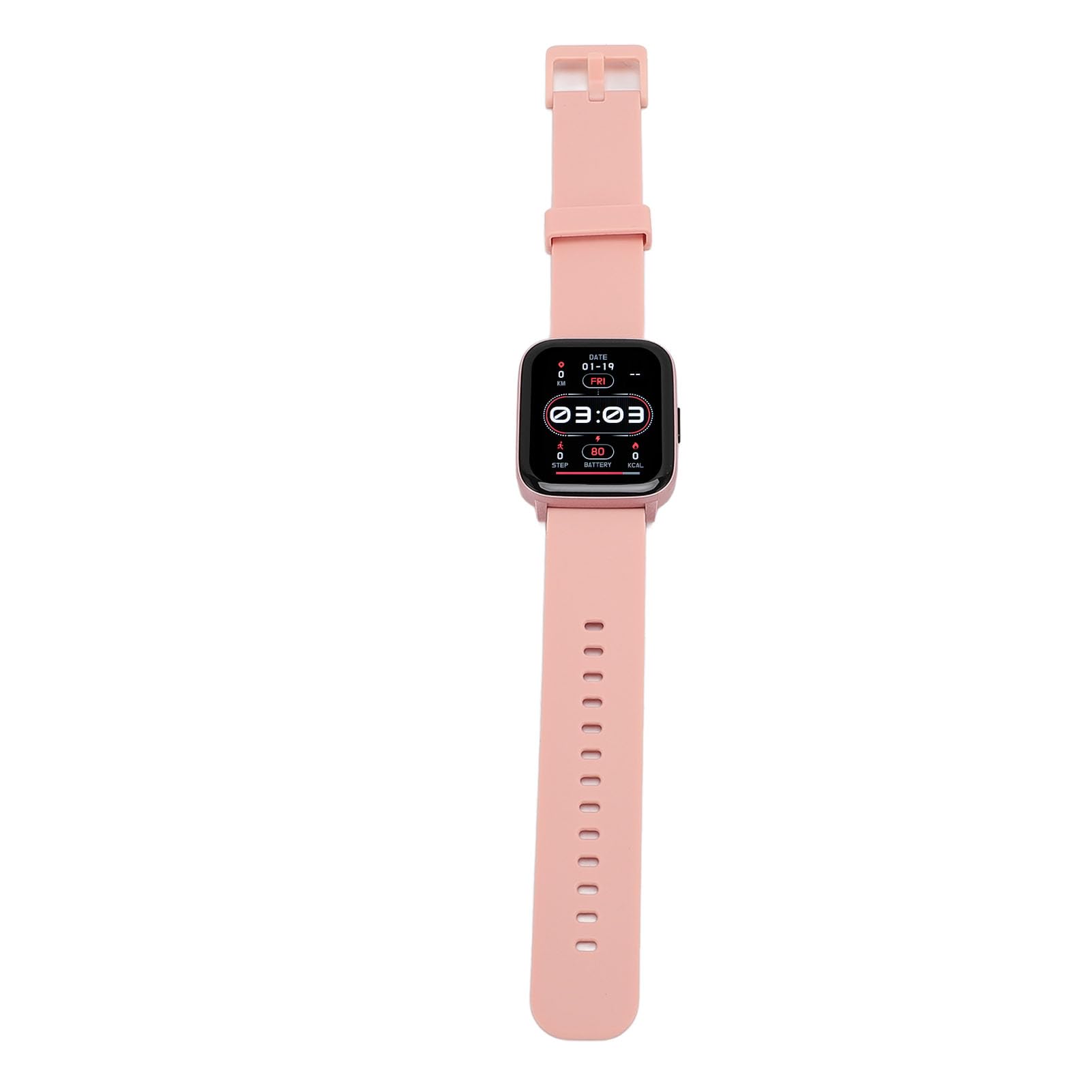 Smart Watch Fitness Tracker IP68 Touchscreen HD 1,83 pollici con oltre 100 modalità sportive Chiamata Bluetooth Torcia Musica per uomo Donna Sport all'aria aperta PC ABS (Rosa)