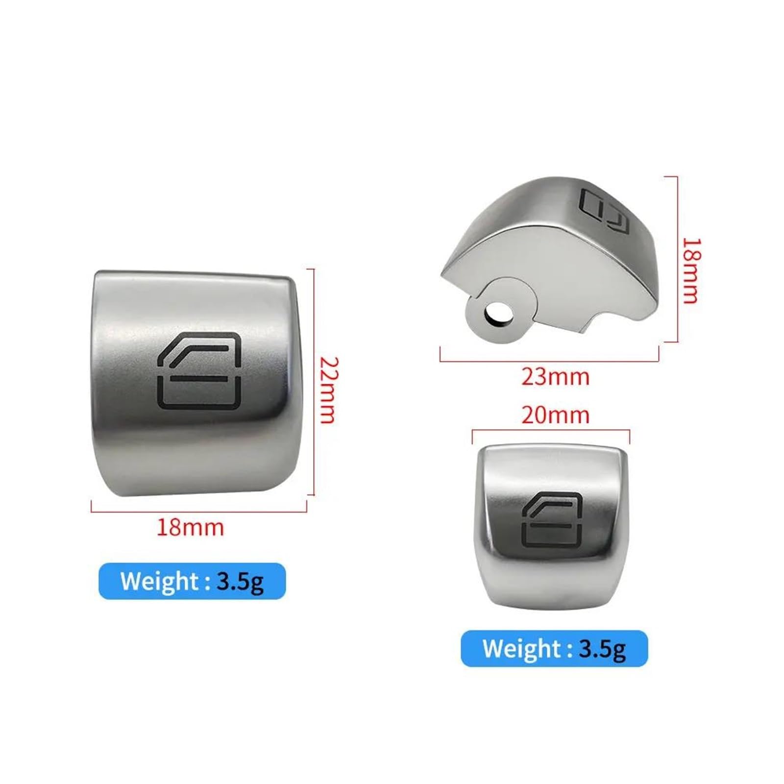 Bouton-poussoir Lève-vitre Pour Benz W205 W253 Bouton Commutation Fenêtre Électrique Voiture Couvercle C Pour GLC Pour Classe C180 Pour GLC260(1 jeu)
