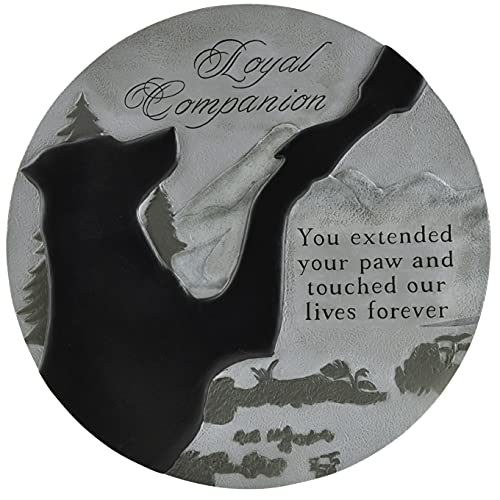 Loyal Companion Dog Memorial Garden Stepping Stone – Dog Bereavement Loss Gift