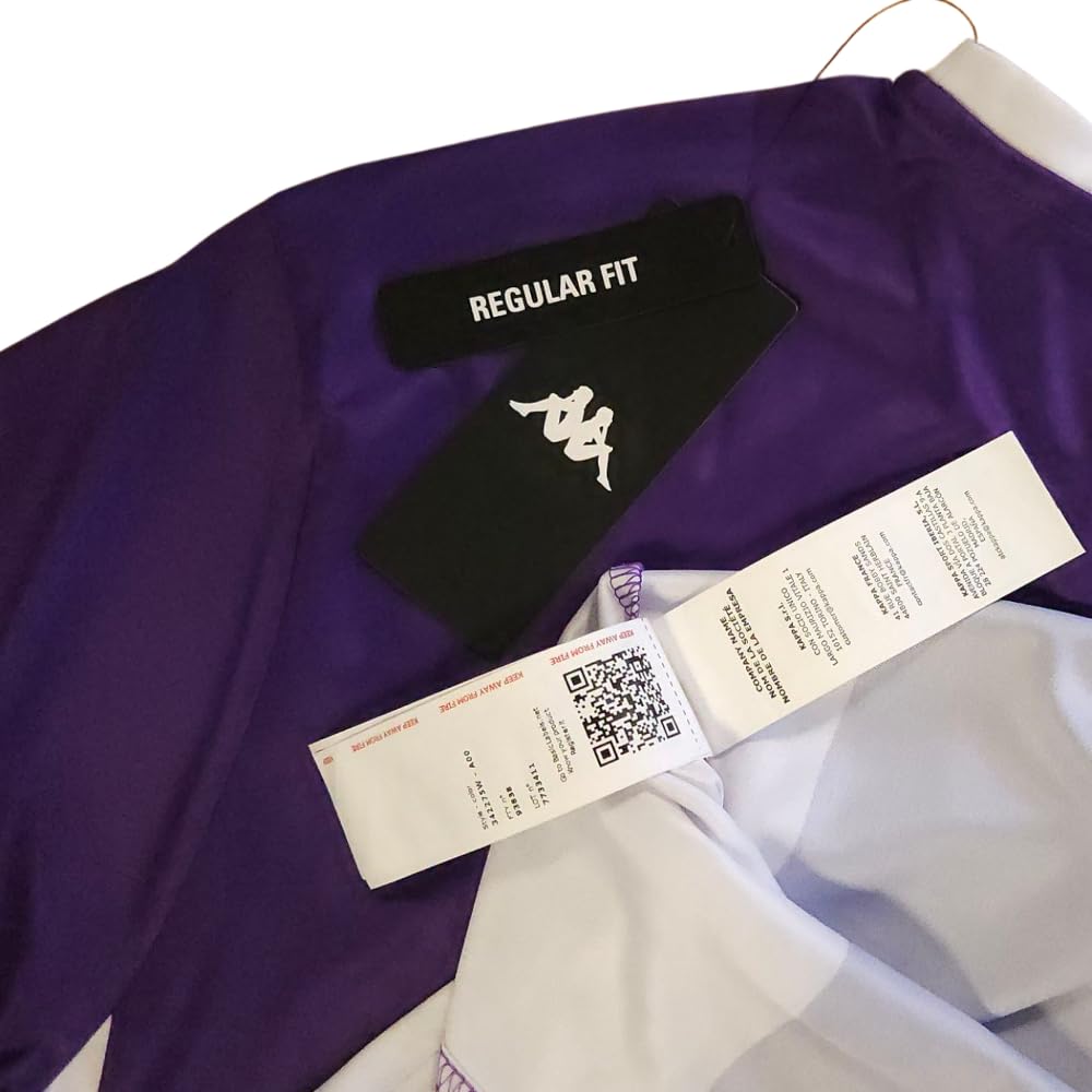 ZeroPlayer Maglia Replica Ufficiale Fiorentina Personalizzabile con Nome e Numero a Scelta, Modello Home Stagione 2025/2026, Viola, Bianco, Adulto, Ragazzo, Bambino