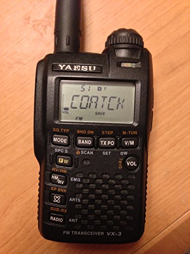 Yaesu VX-3R VHF/UHF DualBand Handheld Amateur HAM Radio Tranceiver