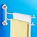 Produktbild 180 Grad drehbarer Handtuchhalter Handtuchhalter beweglicher Drei-Bar-Raum Aluminium-Hängestab Badezimmer Anhänger 40cm punch-free 2 Schüsse