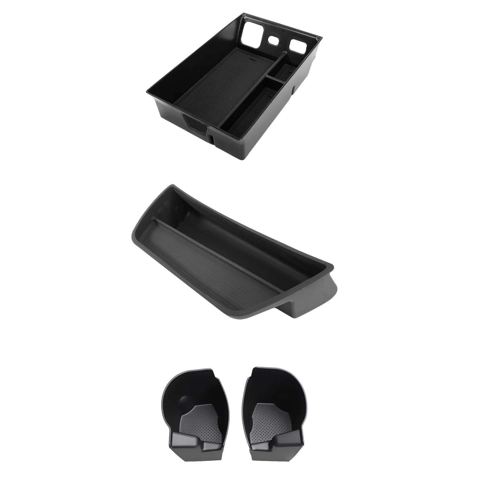 Pasuje do Toyoty, pasuje do Alphard AH40 2023, 2024, 2025, schowek w podłokietniku, schowek za ekranem Konsola Środkowa(All 3 pcs)