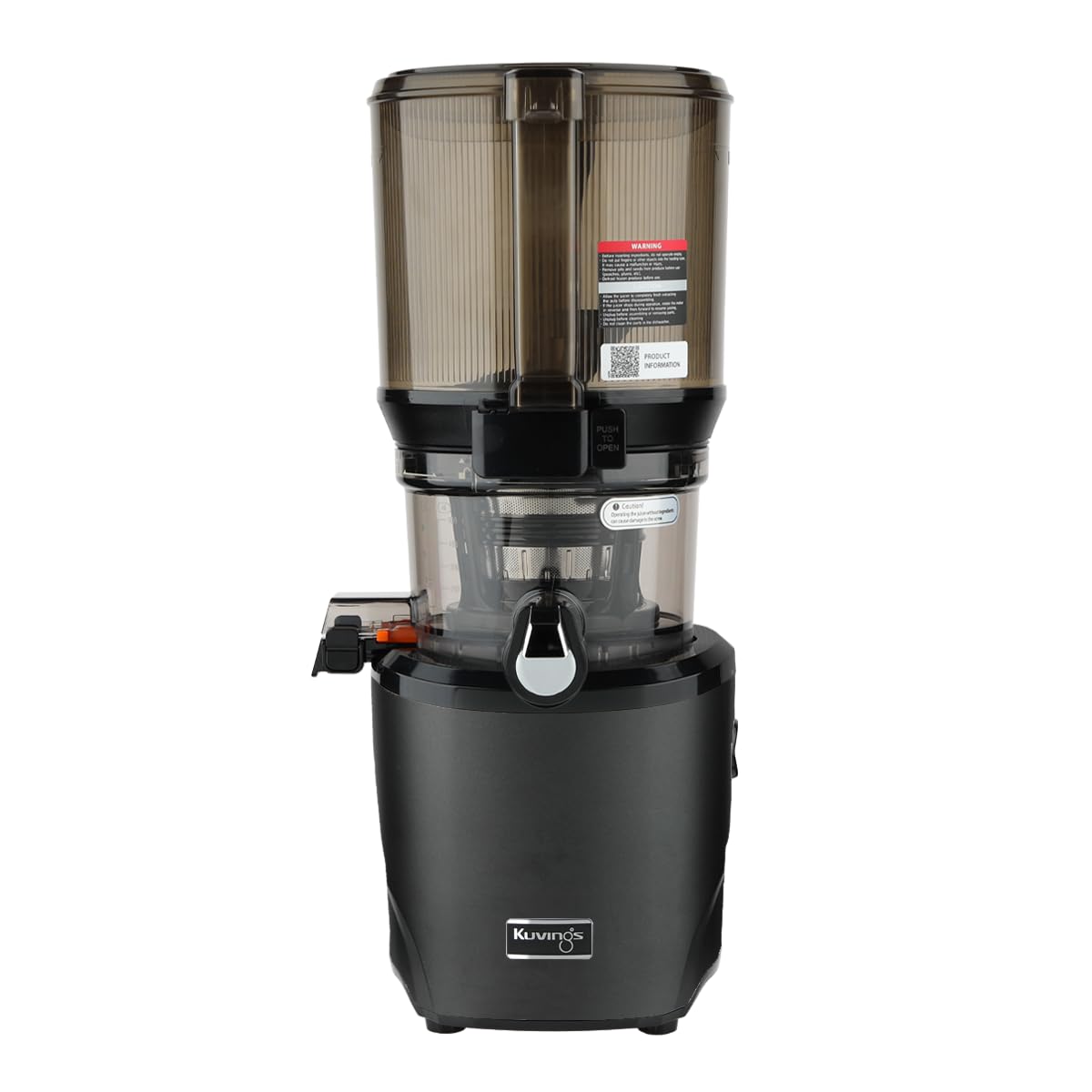 Kuvings Slow Juicer AUTO10S Premium – Entsafter Gemüse und Obst Testsieger ㅣ 3L l Leicht zu Reinigen l BPA Frei l Extra Leise l 200W l 15 Jahre Garantie (Matte Black)
