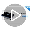Image of Proxa Heavy Duty Wooden Moving Dolly 200 kg Capacity | Large Transport Platform Dolly for Furniture, Appliances, Warehouse and Home Use (61 x 46 cm)